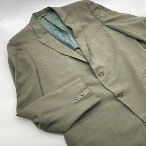 Marx Haas Vintage 70's Green‎ blazer Sport Coat Size 41 (see Measurements)